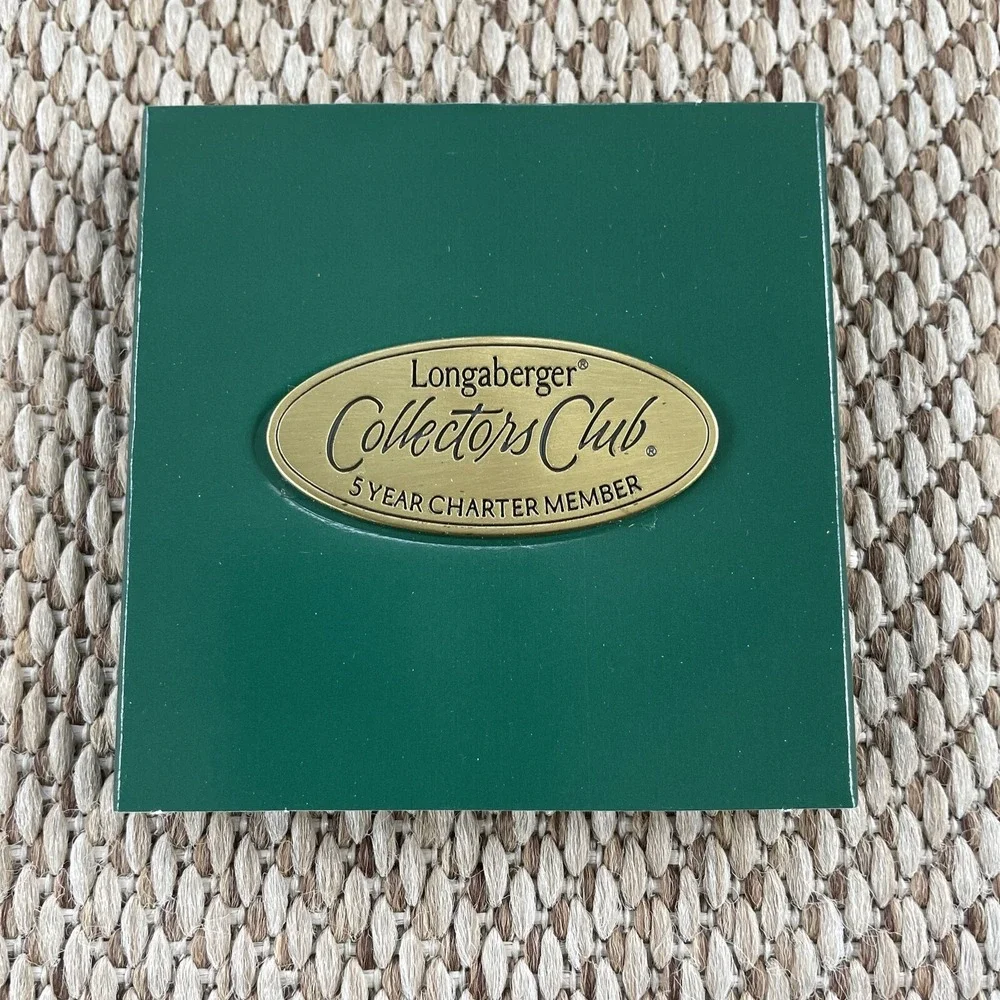 LONGABERGER COLLECTORS CLUB 5 YEAR LAPEL PIN #77361
